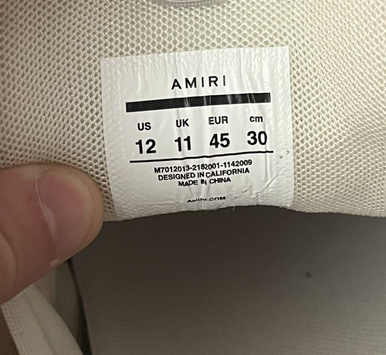 Amiri Bone Runner Red White