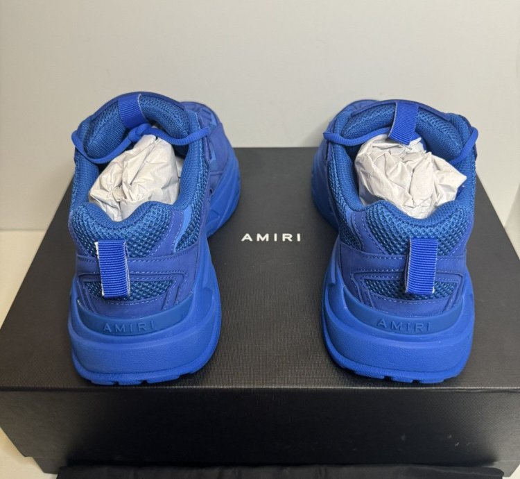 Amiri Bone Runner Royal Blue Sneakers Size 42 825