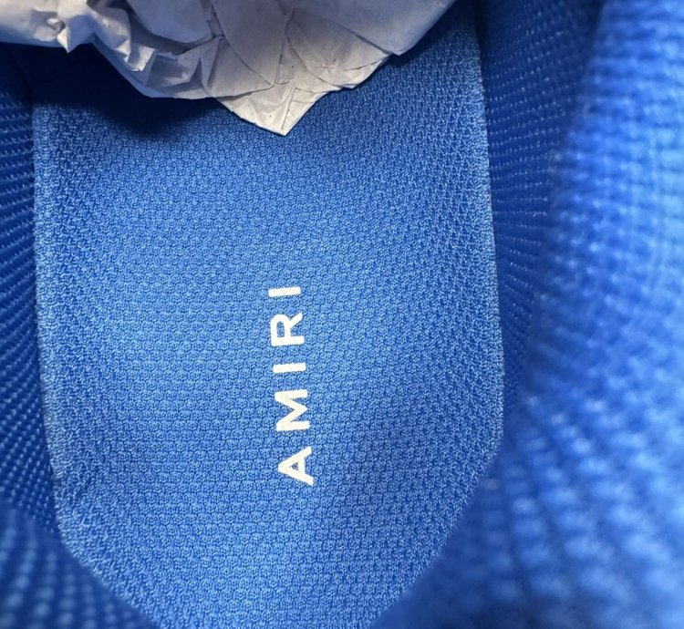 Amiri Bone Runner Royal Blue Sneakers Size 42 825