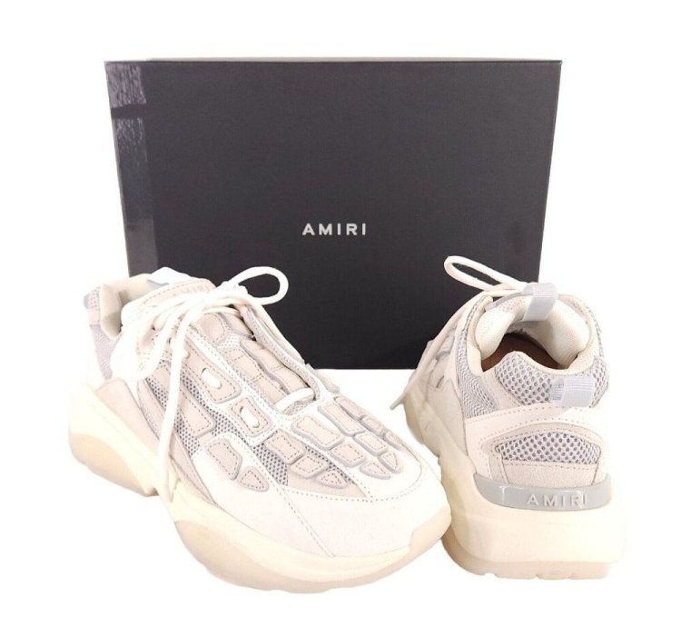 Amiri Bone Runner Skelton Low Top Sneaker Women Eu 40 Us 10