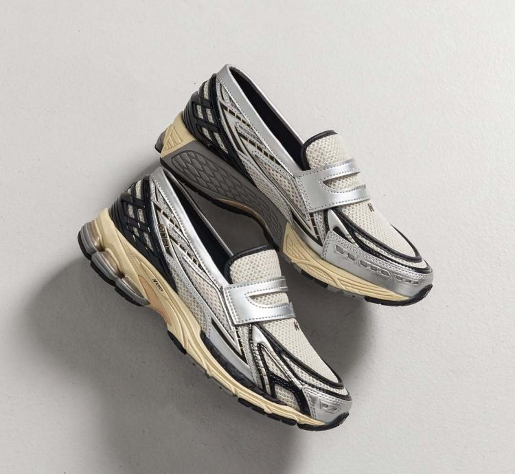 New Balance 1906 Loafers Cream Metallic Silver