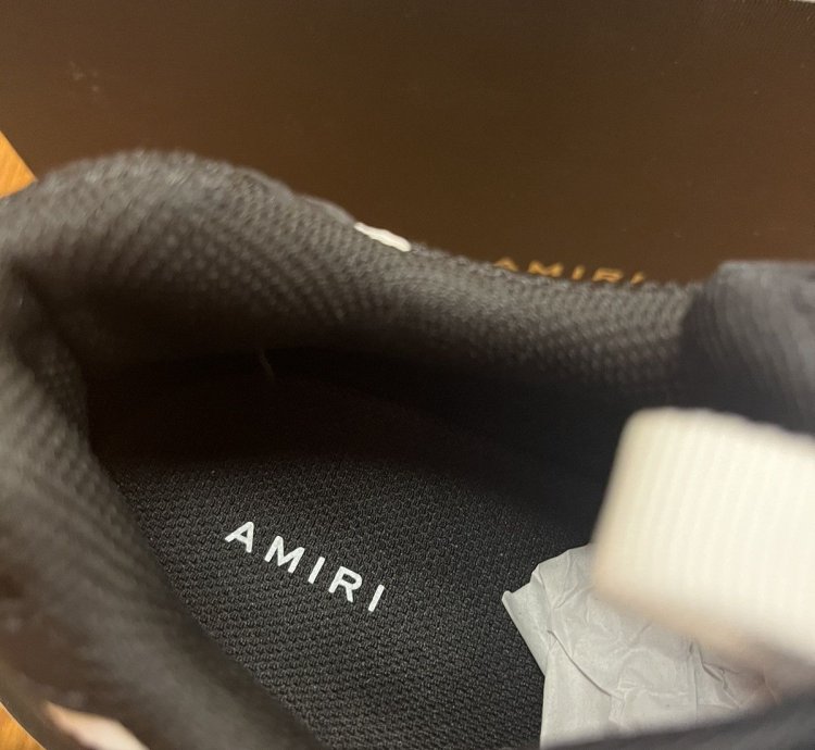 Amiri Bone Runner Sneaker black White