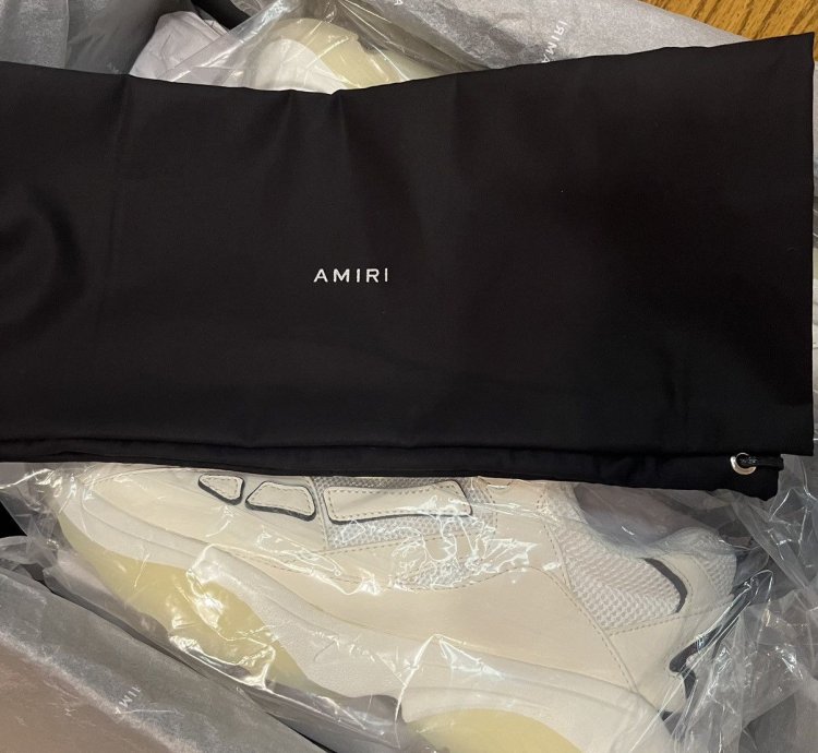 Amiri Bone Runner Sneaker white Black