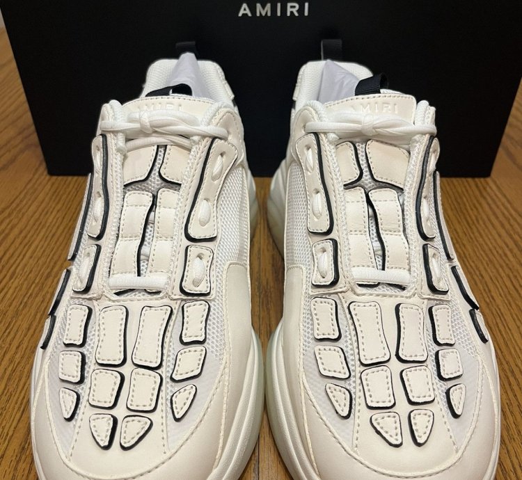 Amiri Bone Runner Sneaker white Black