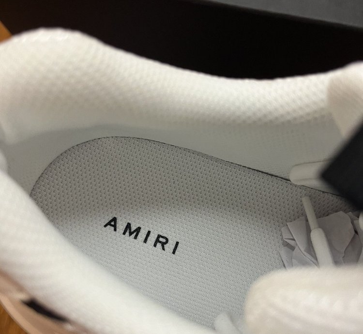 Amiri Bone Runner Sneaker white Black