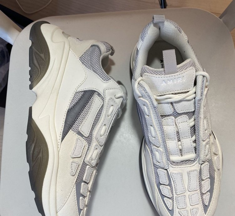 Amiri Bone Runner Sneakers Grey