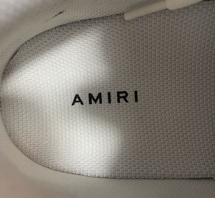 Amiri Bone Runner Sneakers Grey