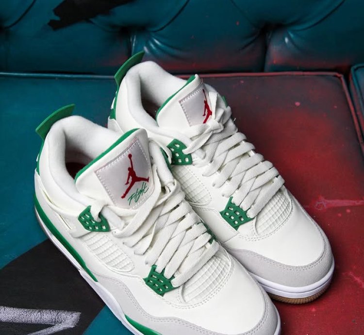Jordan 4 Retro Sb pine Green