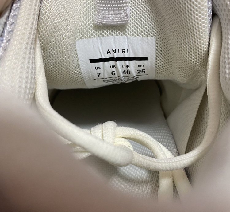 Amiri Bone Runner Sneakers Grey