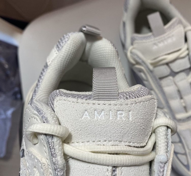 Amiri Bone Runner Sneakers Grey