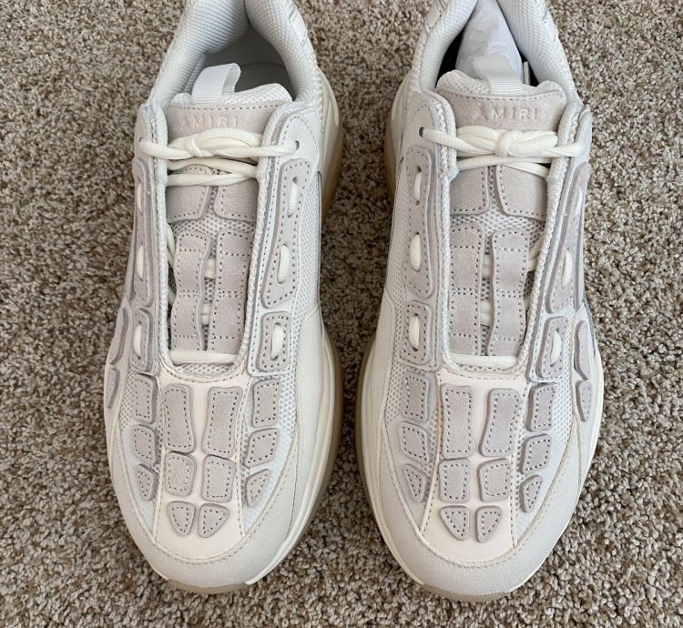 Amiri Bone Runner Suede Shoes