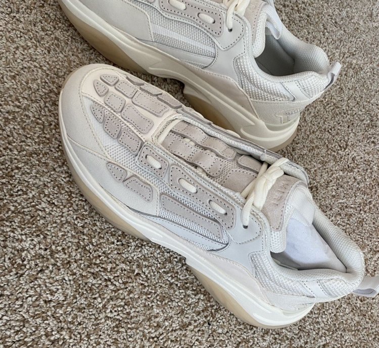 Amiri Bone Runner Suede Shoes