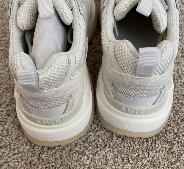 Amiri Bone Runner Suede Shoes
