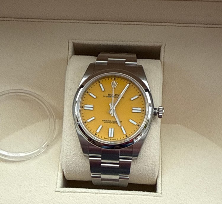 Rolex Oyster Perpetual 41 Fully Stickered Brand New Unworn Full Set