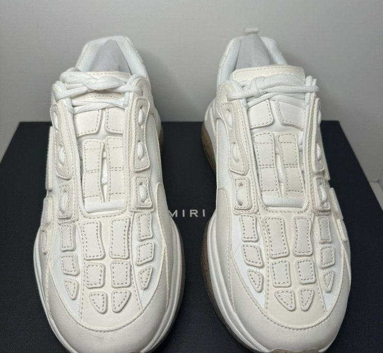 Amiri Bone Runner White New With Box