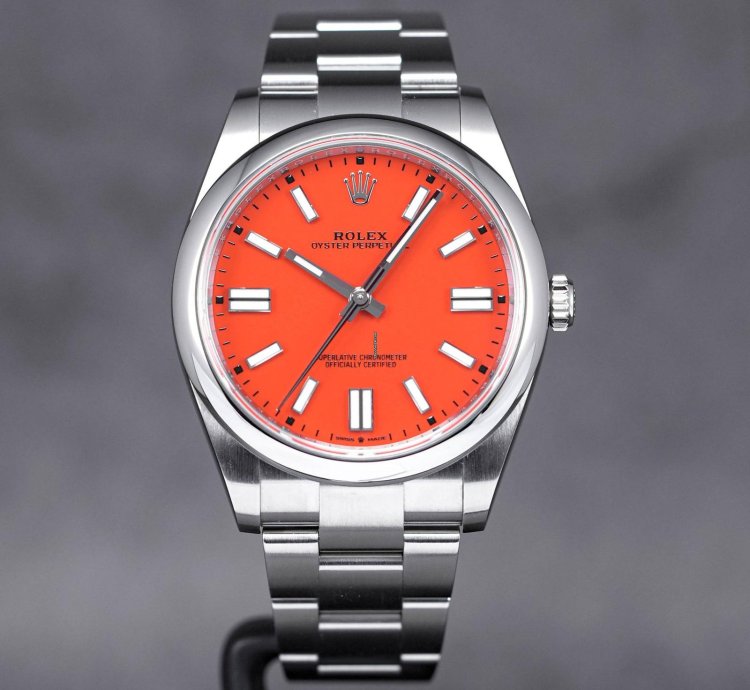 Rolex Oyster Perpetual 41 Red Coral