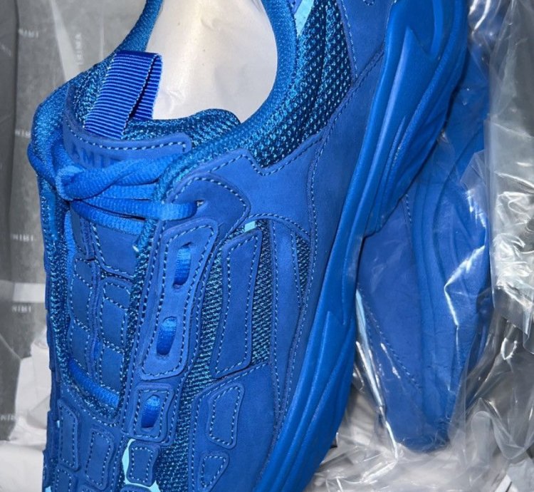 Amiri Bone Runners Blue Sneakers
