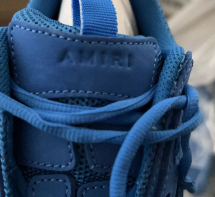 Amiri Bone Runners Blue Sneakers