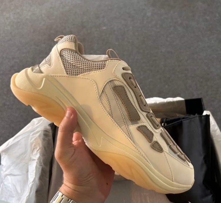 Amiri Bone Runners Stone Grey