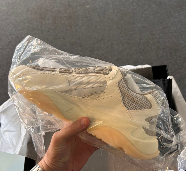 Amiri Bone Runners Stone Grey