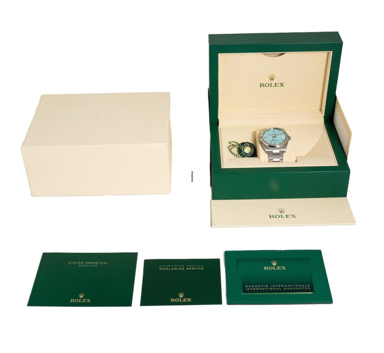 Rolex Oyster Perpetual 41 Tiffany Dial 2021