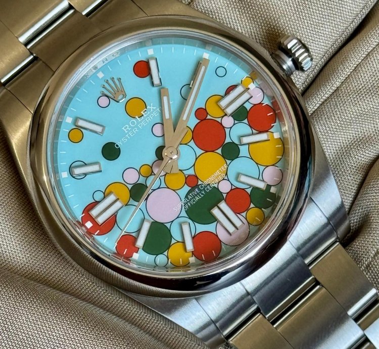 Rolex Oyster Perpetual 41 Ultra Rare Future Collectible Celebration Op 41 Like New