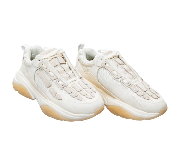 Amiri Bone Runners White Beige
