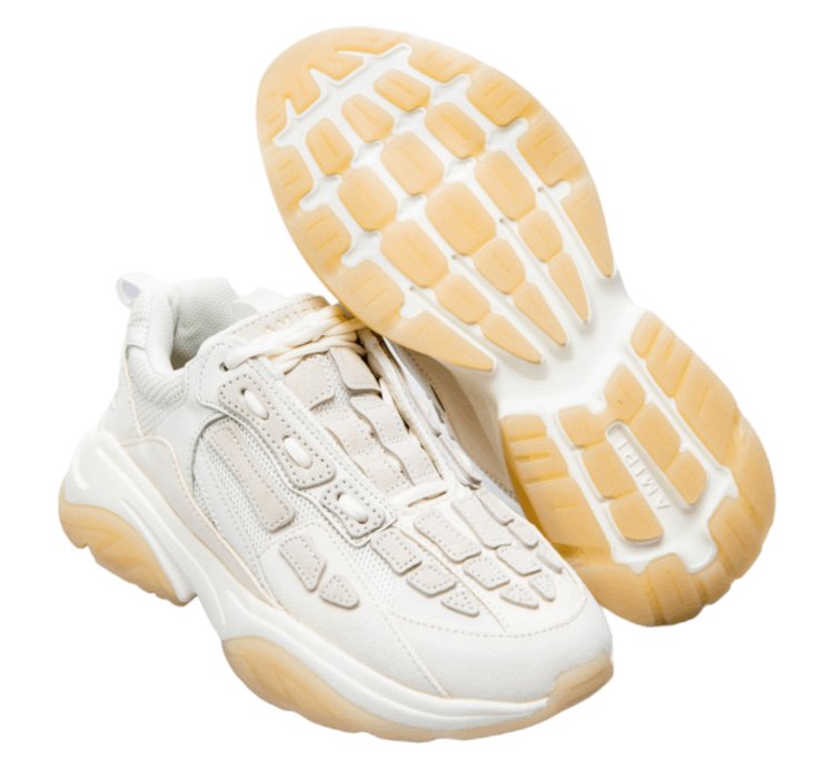 Amiri Bone Runners White Beige