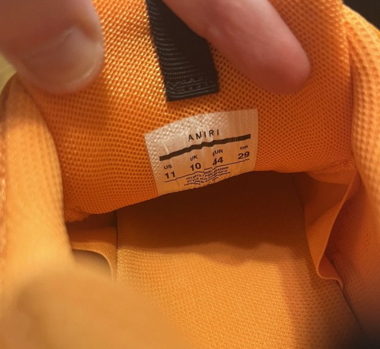 Amiri Bonerunner Sneaker orange
