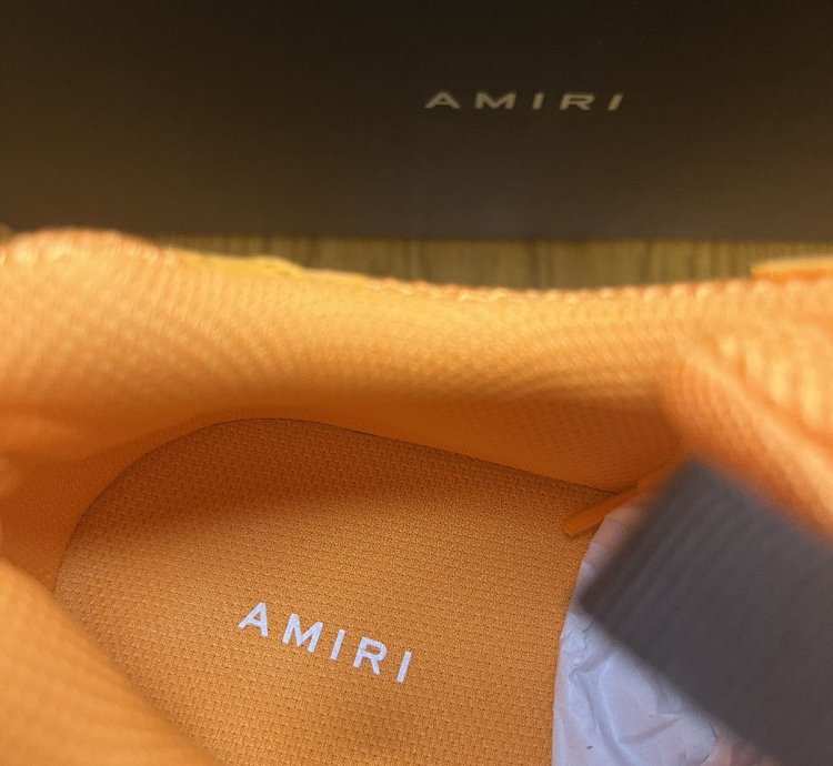 Amiri Bonerunner Sneaker orange