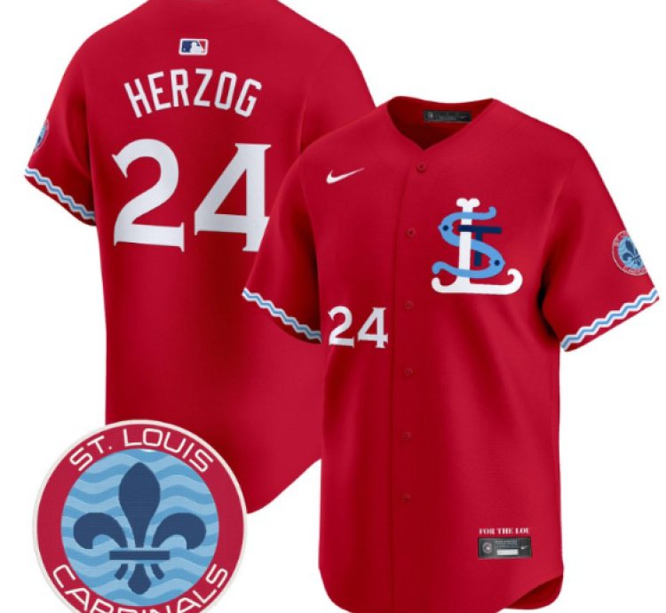 Whitey Herzog Jersey 24 St Louis Cardinals City Connect Vapor Premier Limited Stitched