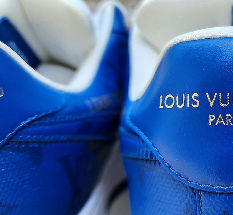 Louis Vuitton Nike Air Force 1 Low Monogram Blue White