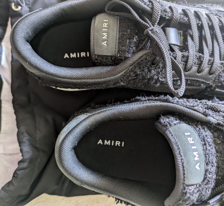 Amiri Boucle Skel Top Low