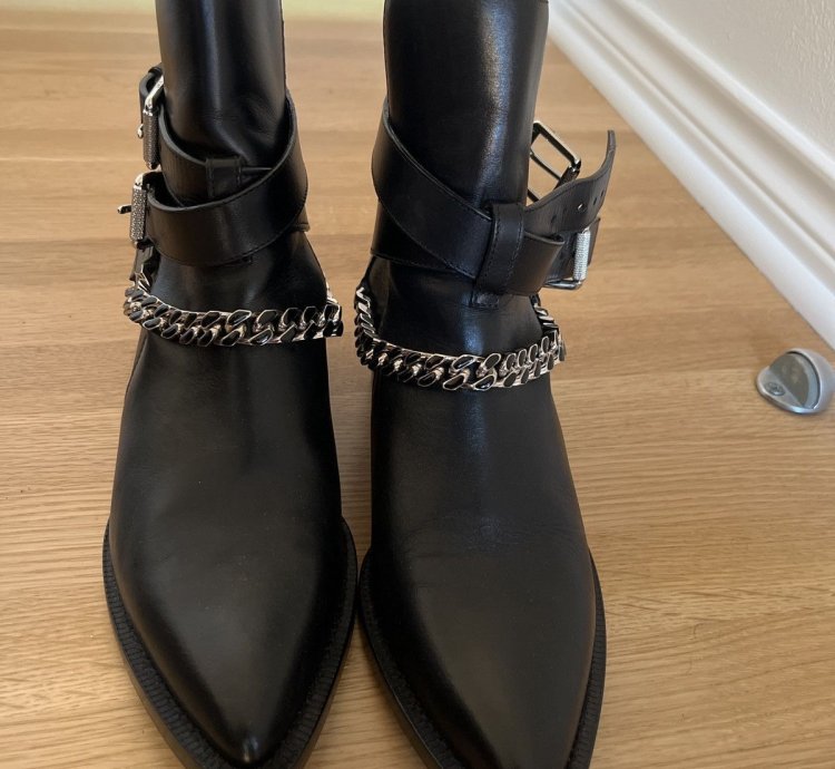Amiri Chain Detail Jodphur Boots