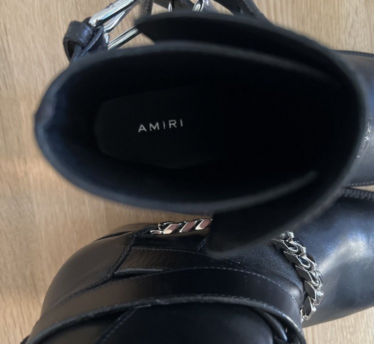 Amiri Chain Detail Jodphur Boots