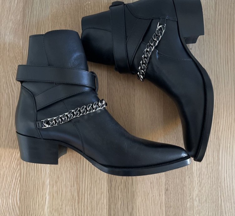 Amiri Chain Detail Jodphur Boots