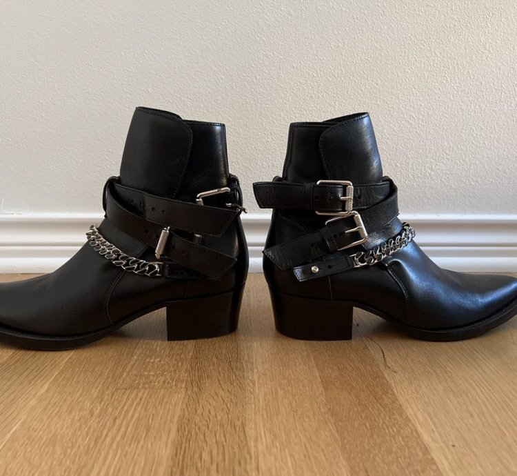 Amiri Chain Detail Jodphur Boots