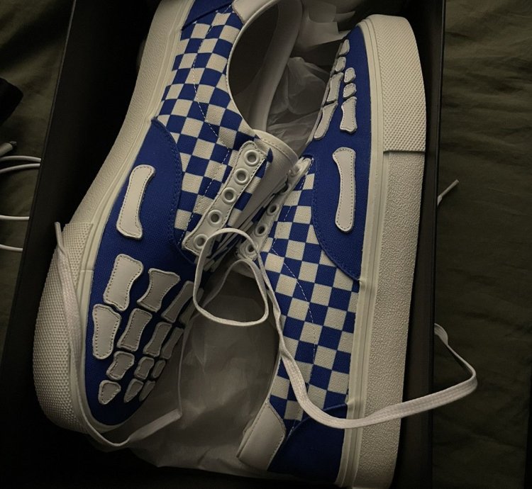 Amiri Checkered Skele Lowtop