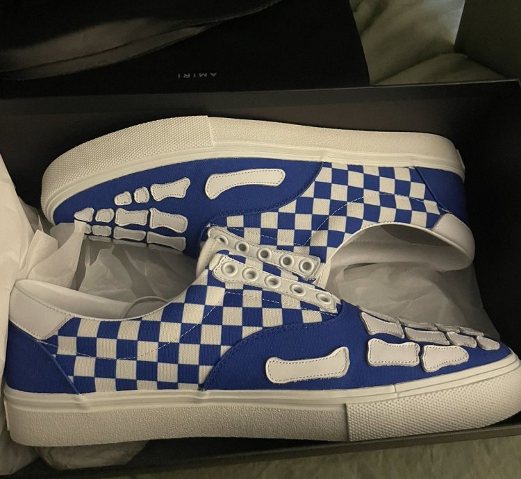 Amiri Checkered Skele Lowtop