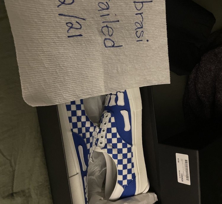 Amiri Checkered Skele Lowtop