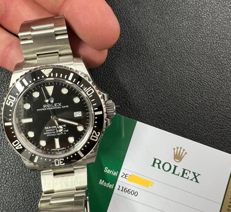 Rolex Sea-dweller 4000 Nuovo New Warranty Garanzia Plastic