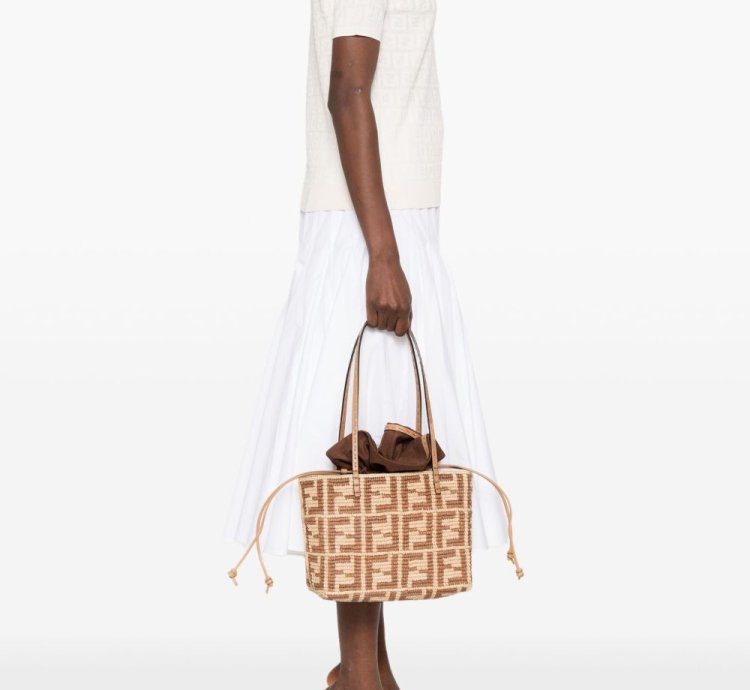 Fendi Small Roll Tote Bag