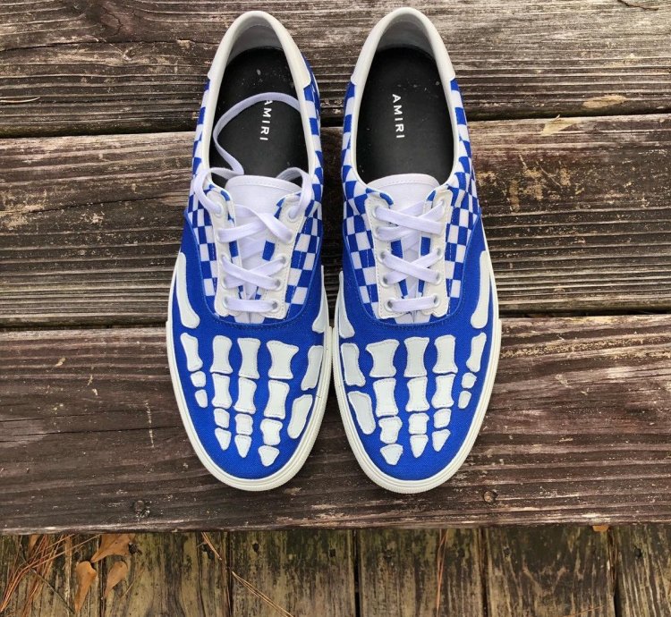 Amiri Checkered Skeleton Sneaker