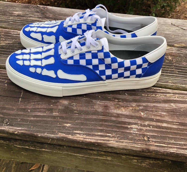 Amiri Checkered Skeleton Sneaker