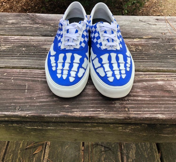 Amiri Checkered Skeleton Sneaker