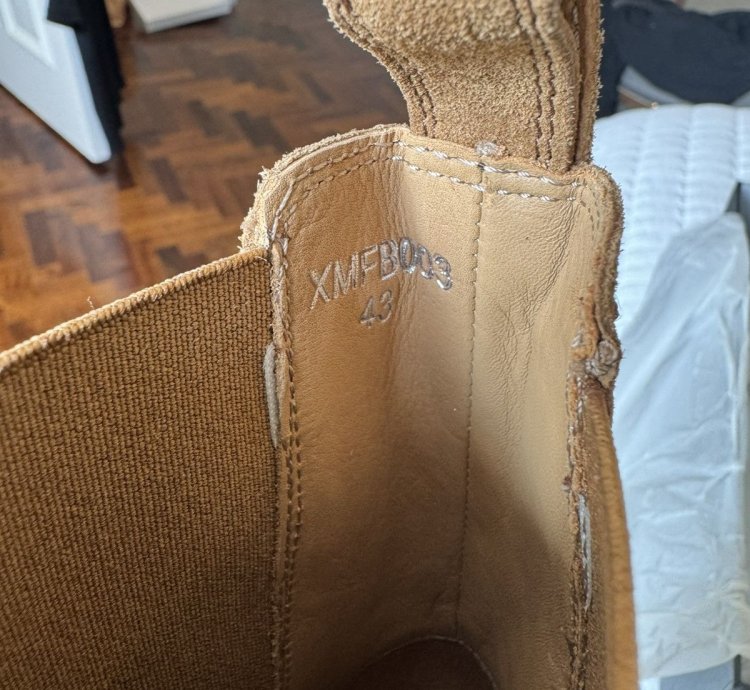 Amiri Chelsea Crepe Sole Boot - Brown Cognac Never Worn