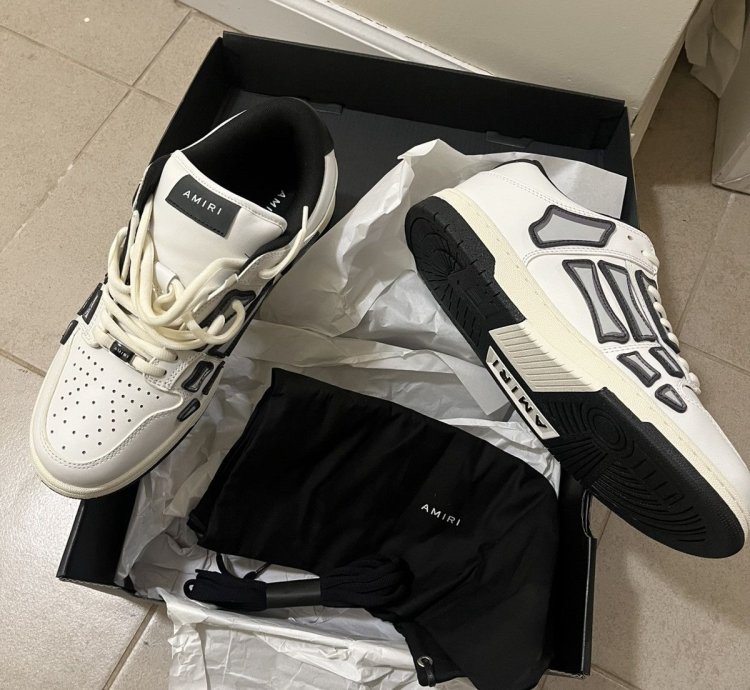 Amiri Chunky Skeleton Low Top Sneakers Sz 10us