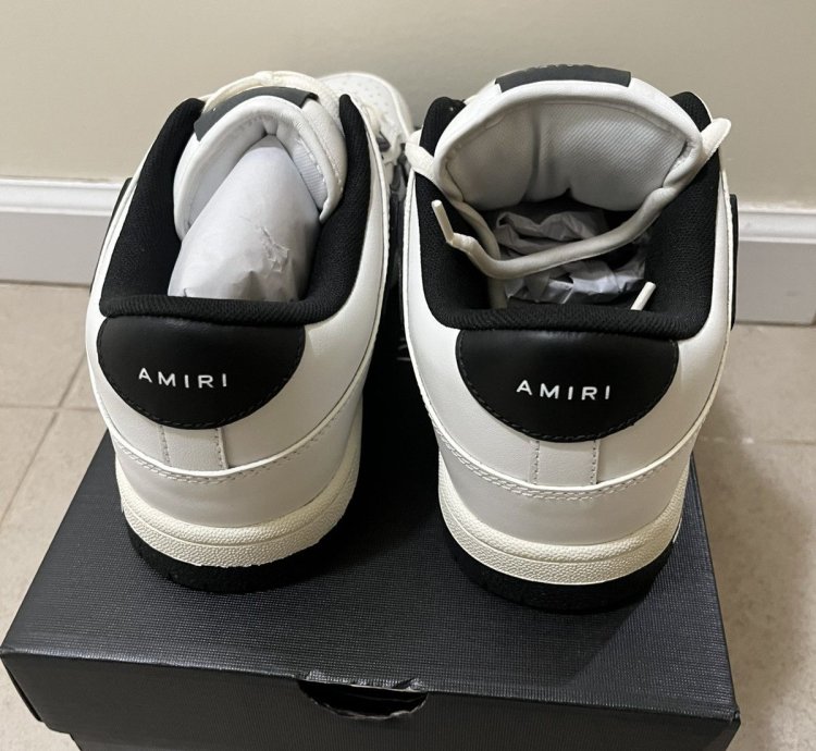 Amiri Chunky Skeleton Low Top Sneakers Sz 10us