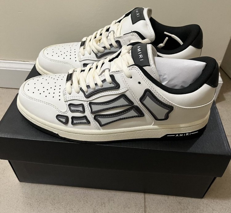 Amiri Chunky Skeleton Low Top Sneakers Sz 10us