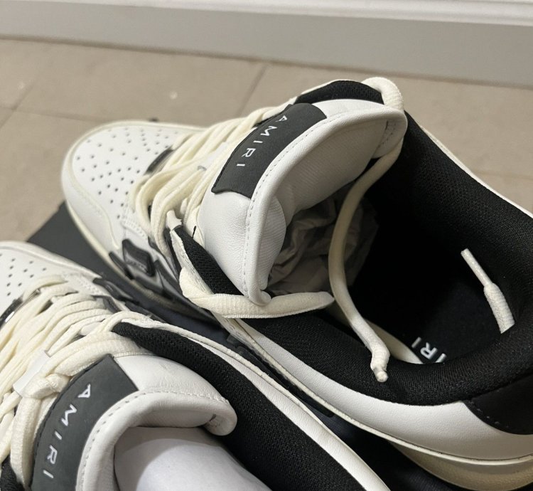 Amiri Chunky Skeleton Low Top Sneakers Sz 10us